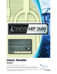 TimewARP 2600 User Guide