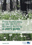 Flora monitoring protocols for planned burning: a user's guide