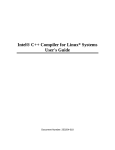 Intel(R) C++ Compiler for Linux* Systems User's Guide
