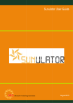 Sunulator User Guide Sunulator User Guide