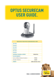 Optus securecam user Guide.