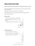 Odour Guard User Guide