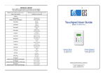 Touchpad User Guide - Penrith Air Supply