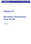 Workflow Moderation User Guide