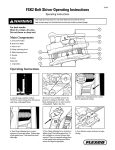 FSK2 Belt Skiver Operating Instructions