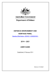 User Guide - Department of Defence