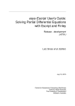 esys-Escript User's Guide: Solving Partial Differential Equations with