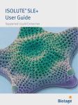 ISOLUTE® SLE+ User Guide