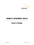 DIRECT INTERNET DATA User's Guide