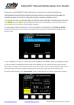 RallySafe® Manual Mode Quick User Guide: