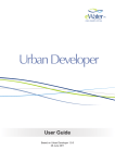 Urban Developer User Guide
