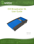 DVI Broadcaster DL User Guide