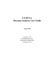 LS-DYNA Thermal Analysis User Guide - LS