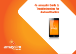 amaysim Guide to Troubleshooting for Android Mobiles