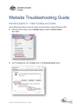 Website Troubleshooting Guide