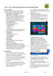 2013 – Year 7 Samsung Tablet Basics and Troubleshooting