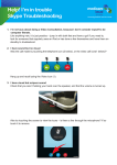 Help! I'm in trouble Skype Troubleshooting
