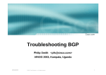 BGP Troubleshooting - PFS Internet Development