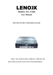 MODEL NO: TT600 User Manual