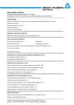 IWAKI PUMPS AUSTRALIA Troubleshooting evaluation checklist