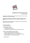 Handbook for Final Cut Pro 5 HD Troubleshooting