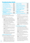 Troubleshooting Guide