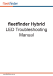 fleetfinder Hybrid LED Troubleshooting Manual