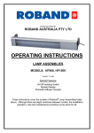 OPERATING INSTRUCTIONS