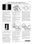 FSK&trade; Belt Skiver Operating Instructions