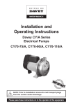 Installation and Operating Instructions