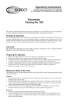 Flowmeter 303 Operating Instructions 3701 PDF Document