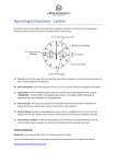 Operating Instructions - Carlton