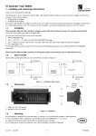 IO Expander Installation and operating instructions issue 5