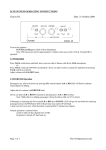 ICM SYSTEM OPERATING INSTRUCTIONS Gyross P/L Date: 31