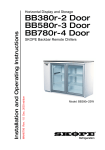 HB400 Operating Instructions