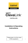 Installation & Operating Instructions