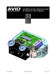 Avid SmartCal Valve Positioner User Manual