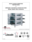 INSTALLATION & OPERATING INSTRUCTIONS IMPINGER® LOW