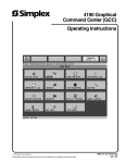 Command Center (GCC) Operating Instructions 4190