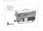 OXY-VIVA 3 RESUSCITATOR OPERATING INSTRUCTIONS