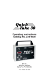 QuickTake 30 Sample Pump 228-9530 Operating Instructions 40079