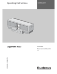 Operating Instructions Logamatic 4323