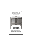 Installation and Operating Instructions for the ESSE Cookstove