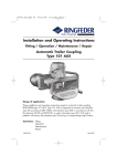 Installation and Operating Instructions