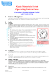Geda Operating Instructions - Conveying & Hoisting Solutions