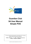 Guardian Club S4 User Manual Simple POS