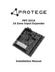 PRT-ZX16 16 Zone Input Expander Installation Manual