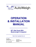 OPERATION & INSTALLATION MANUAL