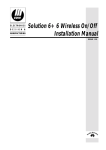 Solution 6+6 Wireless On/Off Installation Manual