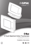 Clipsal C-Bus C-5000CT2 Spectrum colour LCD Touch Screen